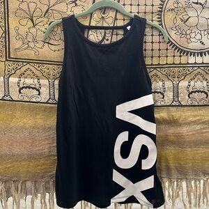 VSX Black Graphic Workout Tank